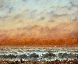 Marine (olej na plátně) od Gustave Courbet