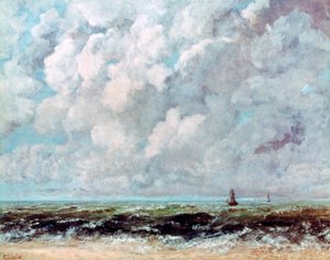 Mořská krajina, c1840-1877 od Gustave Courbet