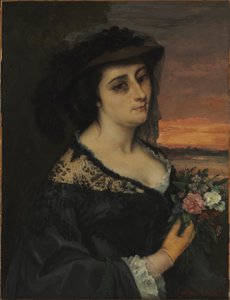 Paní L... (Laure Borreau) od Gustave Courbet