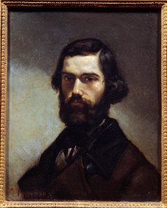 Portrét Julese Vallese (1832-1885), spisovatele, novináře a politika. Obraz Gustava Courbeta (1819-1877) od Gustave Courbet