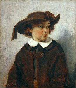 Portrét mladé dívky od Gustave Courbet