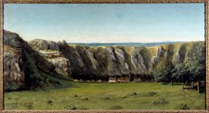 Skalnatá krajina kolem Flagey. Obraz Gustava Courbeta (1819-1877) od Gustave Courbet