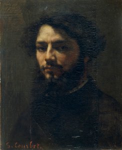 Autoportrét, c. 1850. od Gustave Courbet