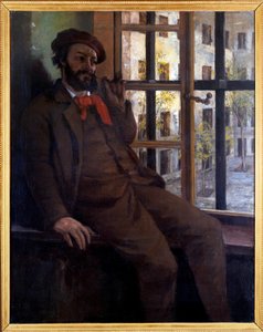 Autoportrét Saint Pelagie (olej na plátně od Gustave Courbet