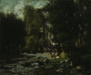 Potok Les Puits-Noir od Gustave Courbet