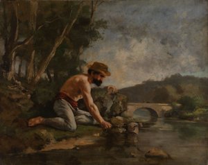 Rybář od Gustave Courbet