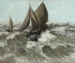 Plachetnice od Gustave Courbet