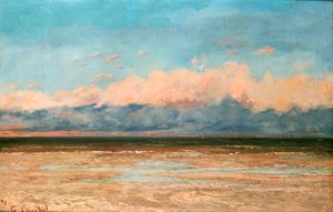 Moře v Palavas, 1870 od Gustave Courbet