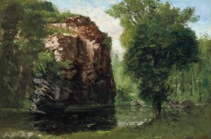 Tichá řeka od Gustave Courbet