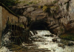 Zdroj Loue, 1864 od Gustave Courbet
