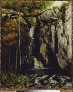 Pád Gour de Conche, Myon (olej na plátně od Gustave Courbet