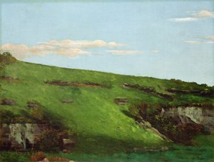 Wiesenhang poblíž Ornans, 1862 od Gustave Courbet