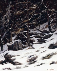 Zima, kolem roku 1873 od Gustave Courbet