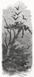 Pohřeb keltského nebe, 1866 od Gustave Dore