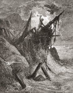 Podle předlohy Gustava Doreho ke knize Victora Huga Dělníci moře. Z knihy Život a vzpomínky Gustava Doreho, vydané v roce 1885. od Gustave Dore