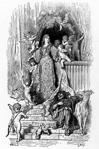 Alcina ve své slávě od Gustave Dore