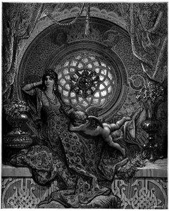 Krása Alciny překonává všechny Ruggierovy obavy od Gustave Dore