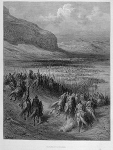 Bitva o Antiochii během první křížové výpravy Gustava Doré od Gustave Dore