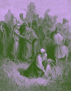 Boaz a Ruth - Bible od Gustave Dore