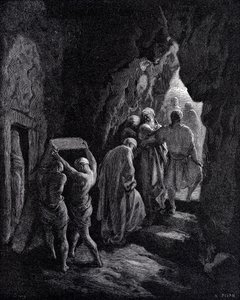 Pohřeb Sáry od Gustave Dore