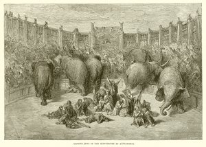 Zajatí Židé na hipodromu v Alexandrii od Gustave Dore