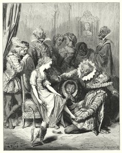 Cendrillon; Popelka (rytina) od Gustave Dore