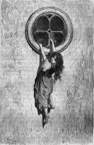 Chiquita, ilustrace Gustava Doreho ke knize Kapitán Fracasse od Theophila Gautiera od Gustave Dore