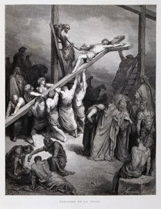 Ukřižovaný Kristus, Ilustrace z Doreho bible od Gustave Dore