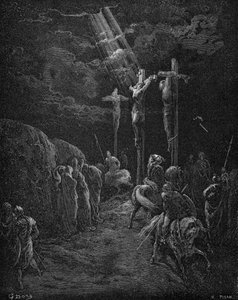 Ukřižování Ježíše od Gustave Dore