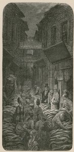 Dark Horse Lane, Billingsgate od Gustave Dore
