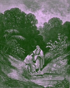 David a Jonathan, Gustave Doré - Bible od Gustave Dore