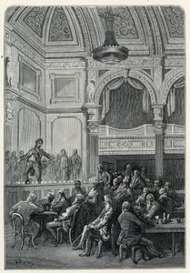 Evansova píseň a večeře od Gustave Dore