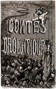 Frontispis pro Drolatické příběhy Honore de Balzaca od Gustave Dore