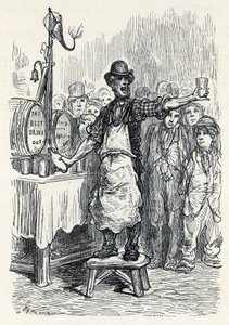 Prodavač zázvorového piva v 70. letech 19. století od Gustave Dore