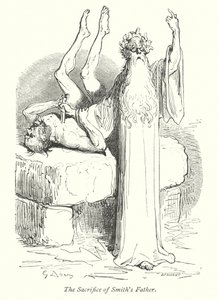 Velký kanec, Windsorský les (rytina) od Gustave Dore