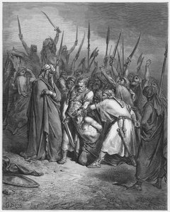 Gustave Dore Bible: Death of Agag od Gustave Dore