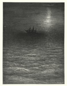 Ilustrace Gustava Doreho ke Coleridgovu dílu Rime of the Ancient Mariner (rytina) od Gustave Dore