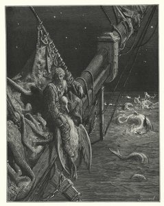 Ilustrace Gustava Doreho ke Coleridgovu dílu Rime of the Ancient Mariner (rytina) od Gustave Dore