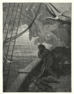 Ilustrace Gustava Doreho ke Coleridgovu dílu Rime of the Ancient Mariner (rytina) od Gustave Dore