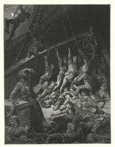 Ilustrace Gustava Doreho ke Coleridgovu dílu Rime of the Ancient Mariner (rytina) od Gustave Dore