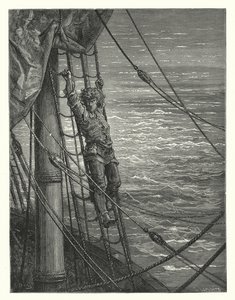 Ilustrace Gustava Doreho ke Coleridgovu dílu Rime of the Ancient Mariner (rytina) od Gustave Dore