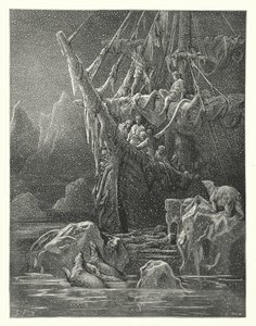 Ilustrace Gustava Doreho ke Coleridgovu dílu Rime of the Ancient Mariner (rytina) od Gustave Dore