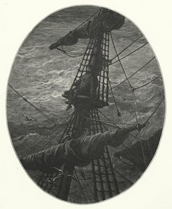 Ilustrace Gustava Doreho ke Coleridgovu dílu Rime of the Ancient Mariner (rytina) od Gustave Dore