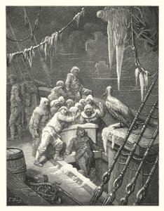 Ilustrace Gustava Doreho ke Coleridgovu dílu Rime of the Ancient Mariner (rytina) od Gustave Dore