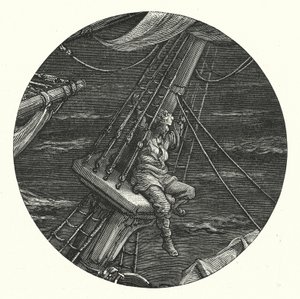 Ilustrace Gustava Doreho ke Coleridgovu dílu Rime of the Ancient Mariner (rytina) od Gustave Dore