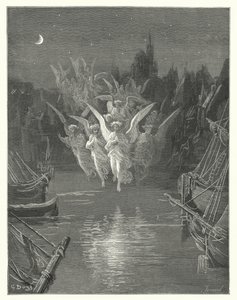 Ilustrace Gustava Doreho ke Coleridgovu dílu Rime of the Ancient Mariner (rytina) od Gustave Dore