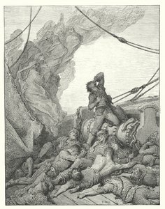 Ilustrace Gustava Doreho ke Coleridgovu dílu Rime of the Ancient Mariner (rytina) od Gustave Dore