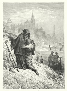 Ilustrace Gustava Doreho ke Coleridgovu dílu Rime of the Ancient Mariner (rytina) od Gustave Dore