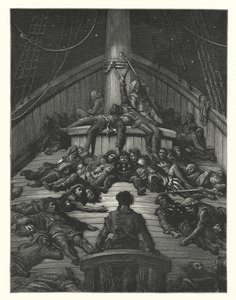 Ilustrace Gustava Doreho ke Coleridgovu dílu Rime of the Ancient Mariner (rytina) od Gustave Dore