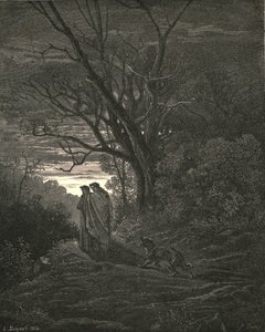 On, jakmile viděl, že pláču, c1890. od Gustave Dore